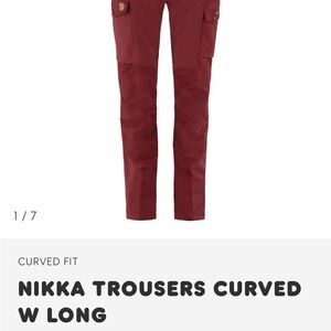 Fjallraven Women's Nikka Trousers Curved.